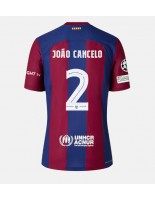 Barcelona Joao Cancelo #2 Domácí Dres 2023-24 Krátký Rukáv